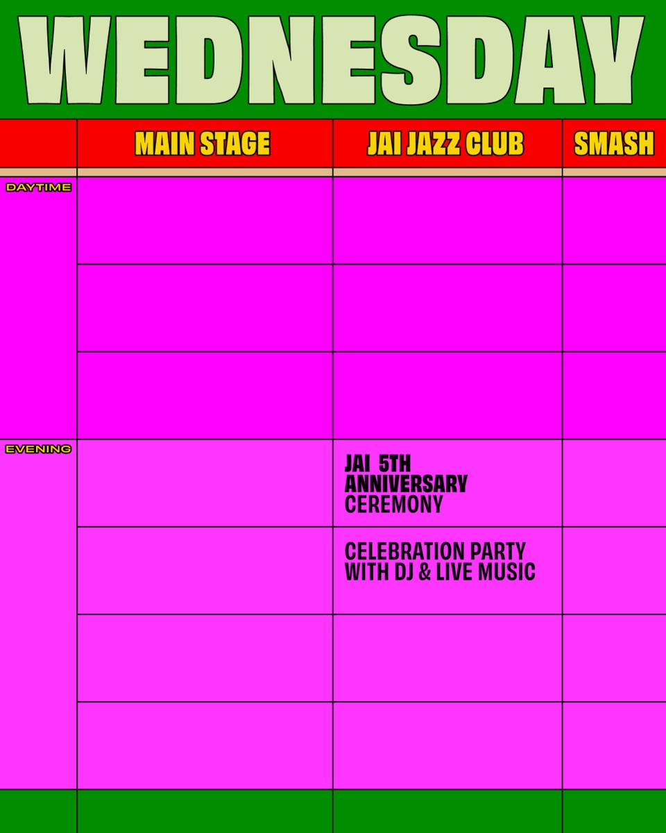 Wednesday 13 January schedule